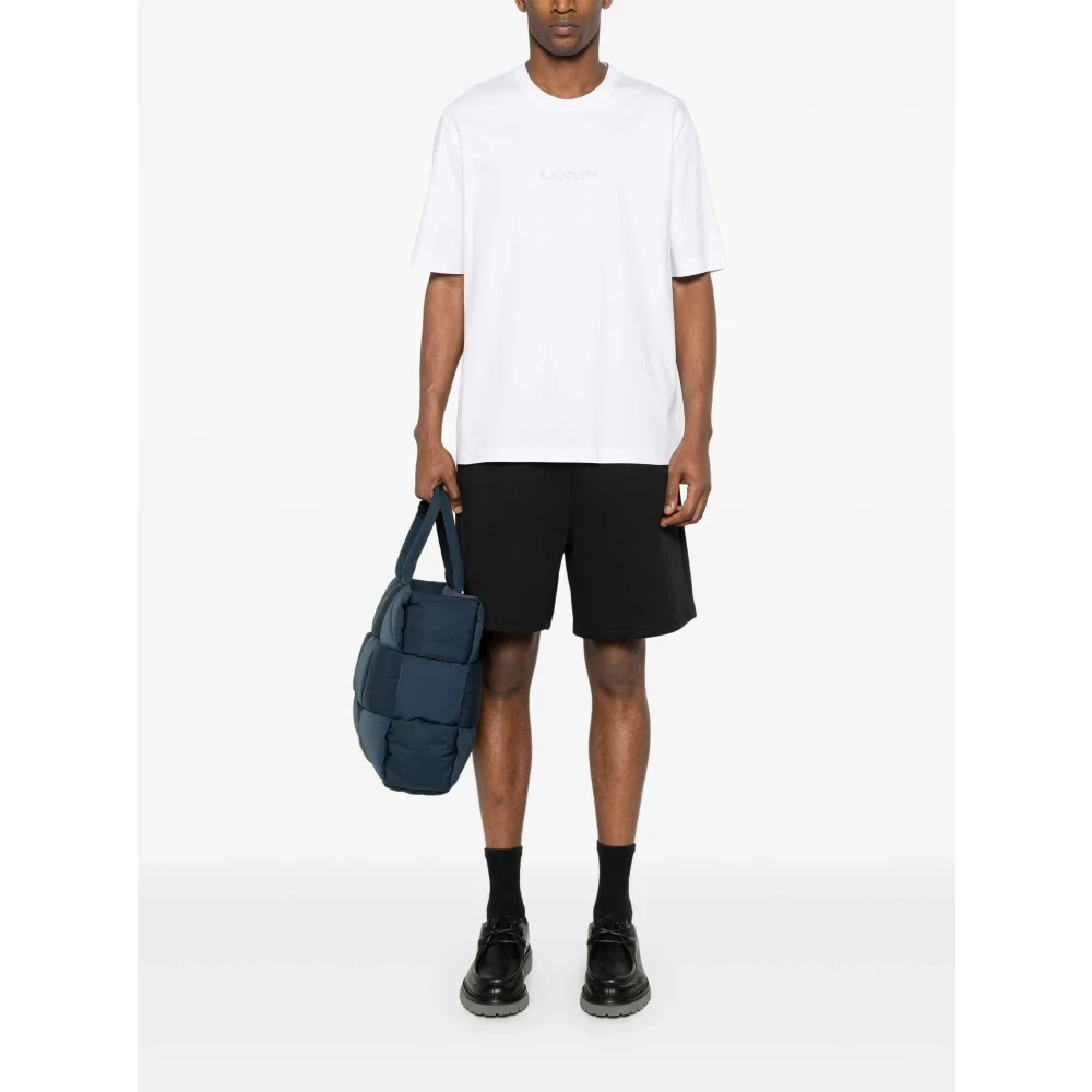 Lanvin Geborduurd Loop T-Shirt White Heren