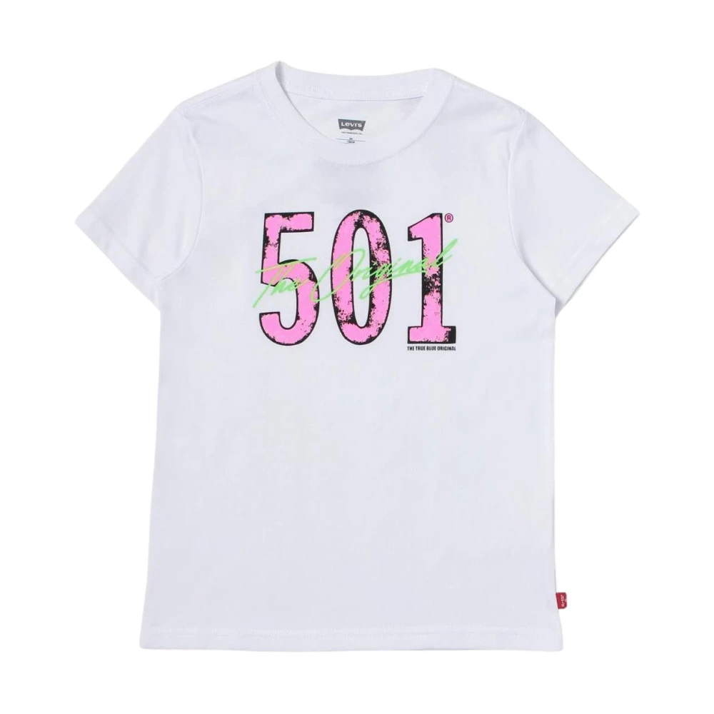 Levi's Unisex White 501 Graphic Tee