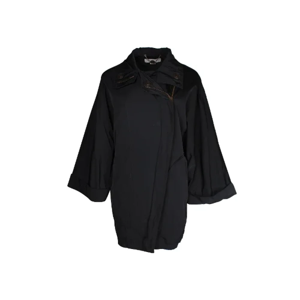 Stella McCartney Pre-owned Polyester outerwear Black Dames
