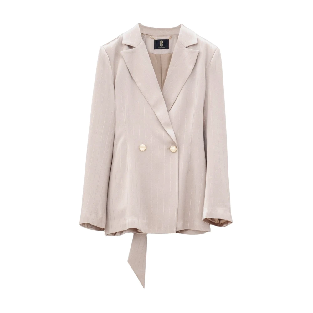 Fracomina Damen Beige Jacken, Sgröße: