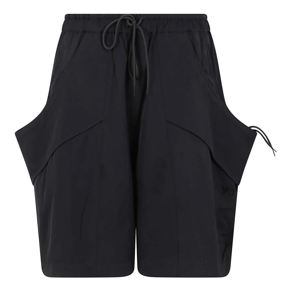 Y-3 Casual Denim Shorts voor Mannen Black Dames
