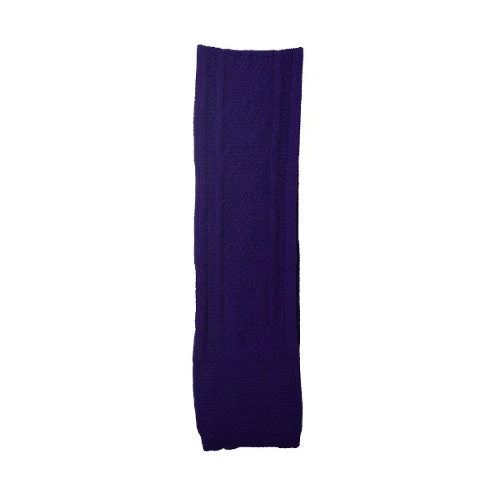 Louis Vuitton Vintage Pre-owned Wool scarves Purple Dames