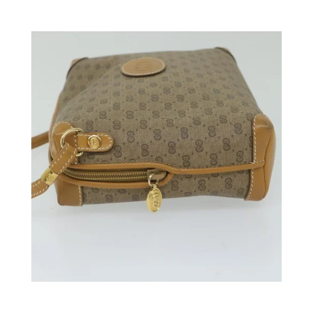 Gucci Vintage Pre-owned Leather gucci-bags Beige Dames