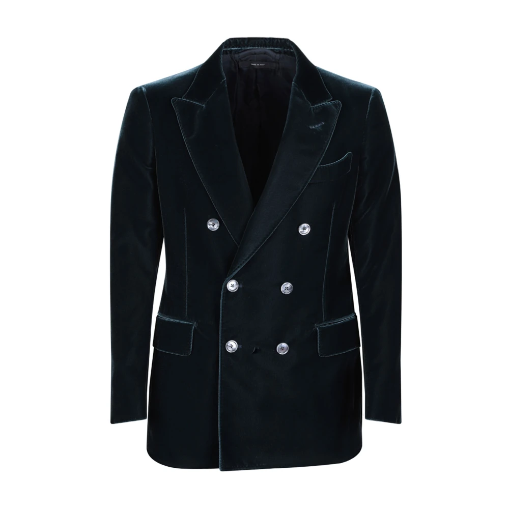 Tom Ford Stijlvolle Jassen voor Mannen Blue Heren