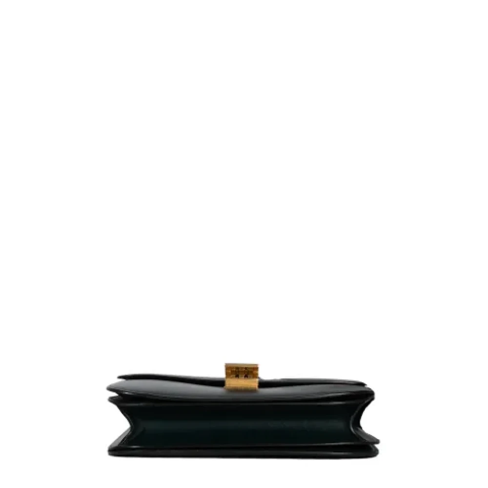 Celine Vintage Pre-owned Leather celine-bags Green Dames