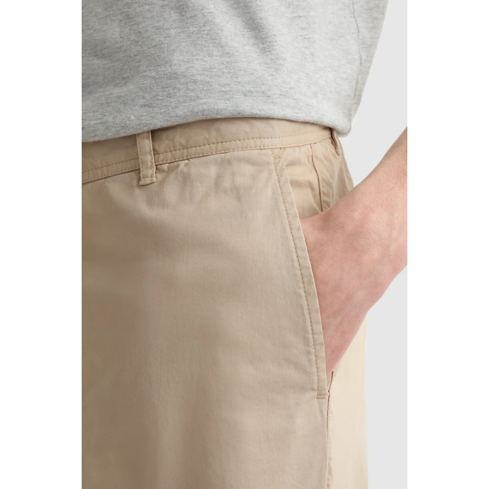 Woolrich Casual knielange shorts Beige Heren