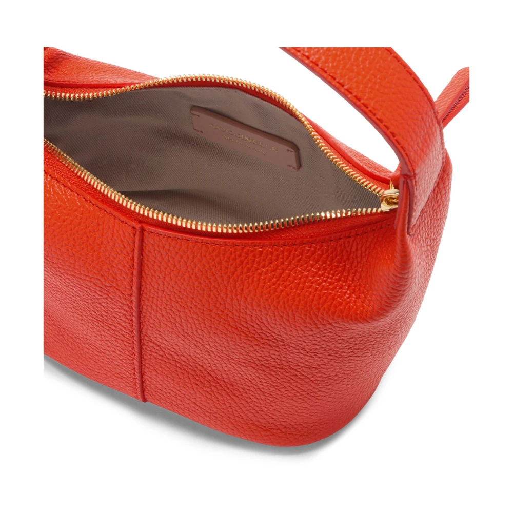 Coccinelle Mini Fernanda Leren Tas in Gazpacho Red Dames