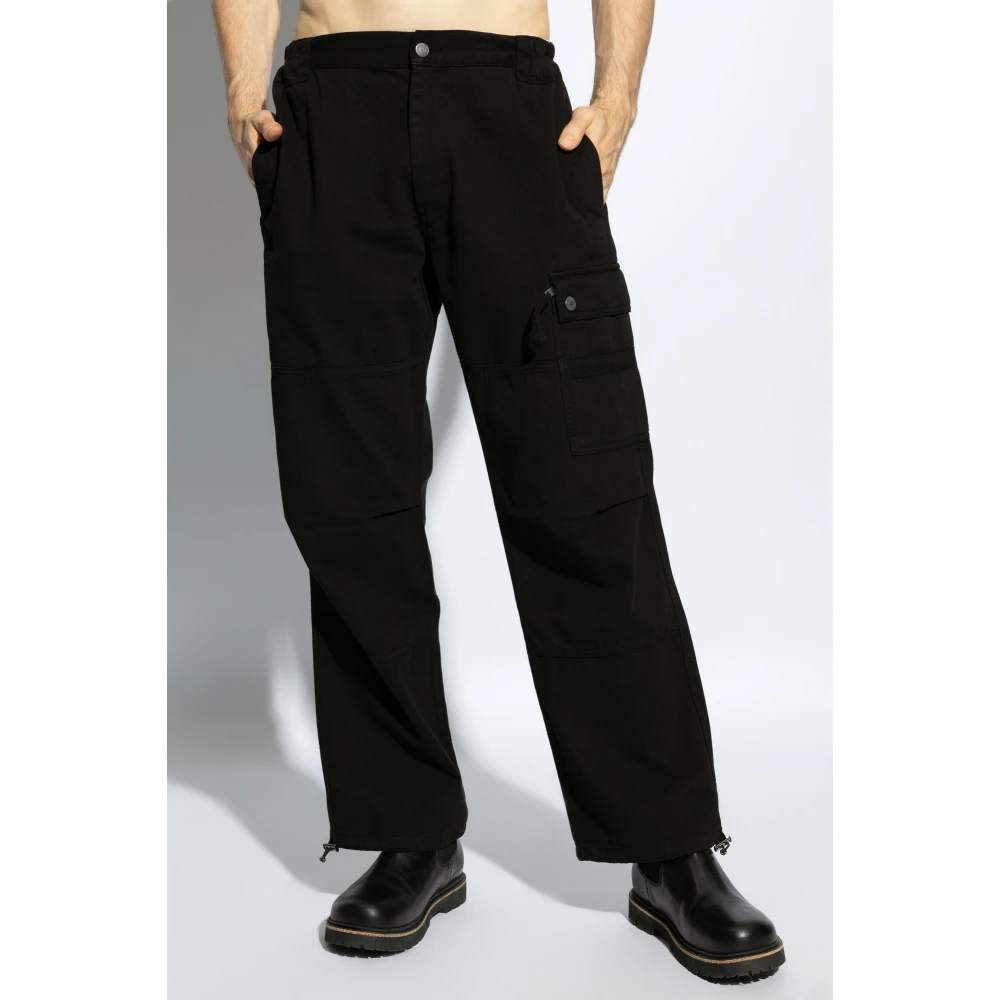 Moschino Broek met rechte pijpen Black Heren