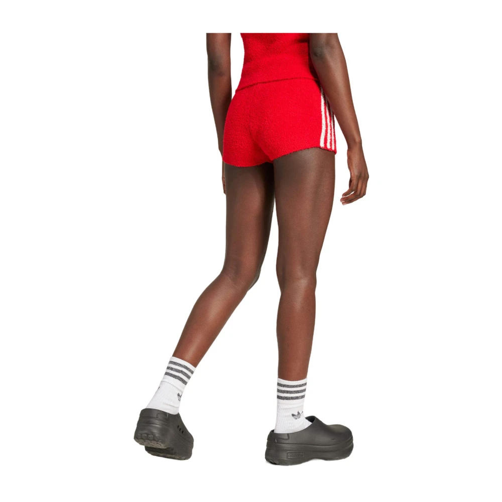 Adidas Sportieve stoffen shorts Red Dames