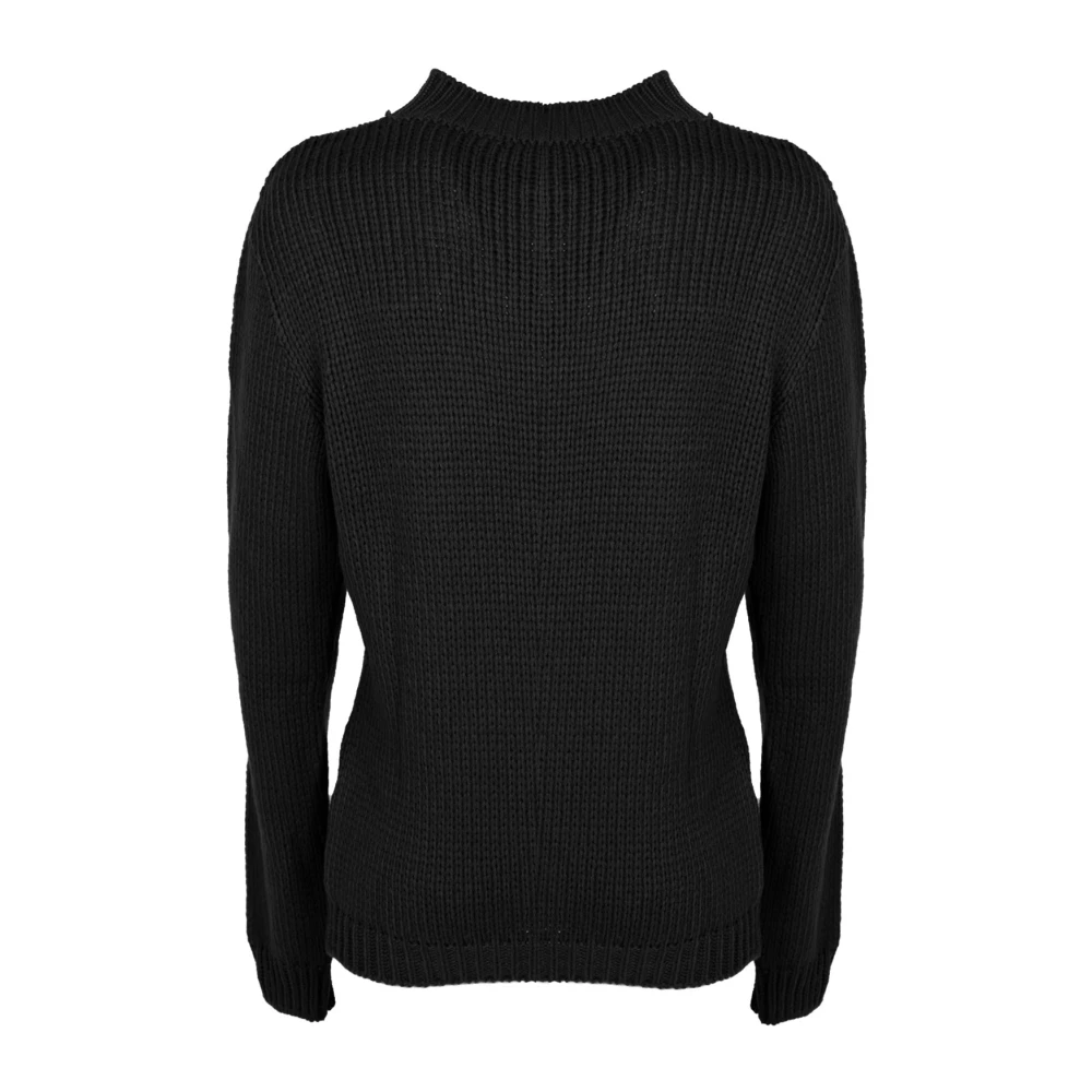 La Haine Inside Us Elegante hoge hals trui Black Heren