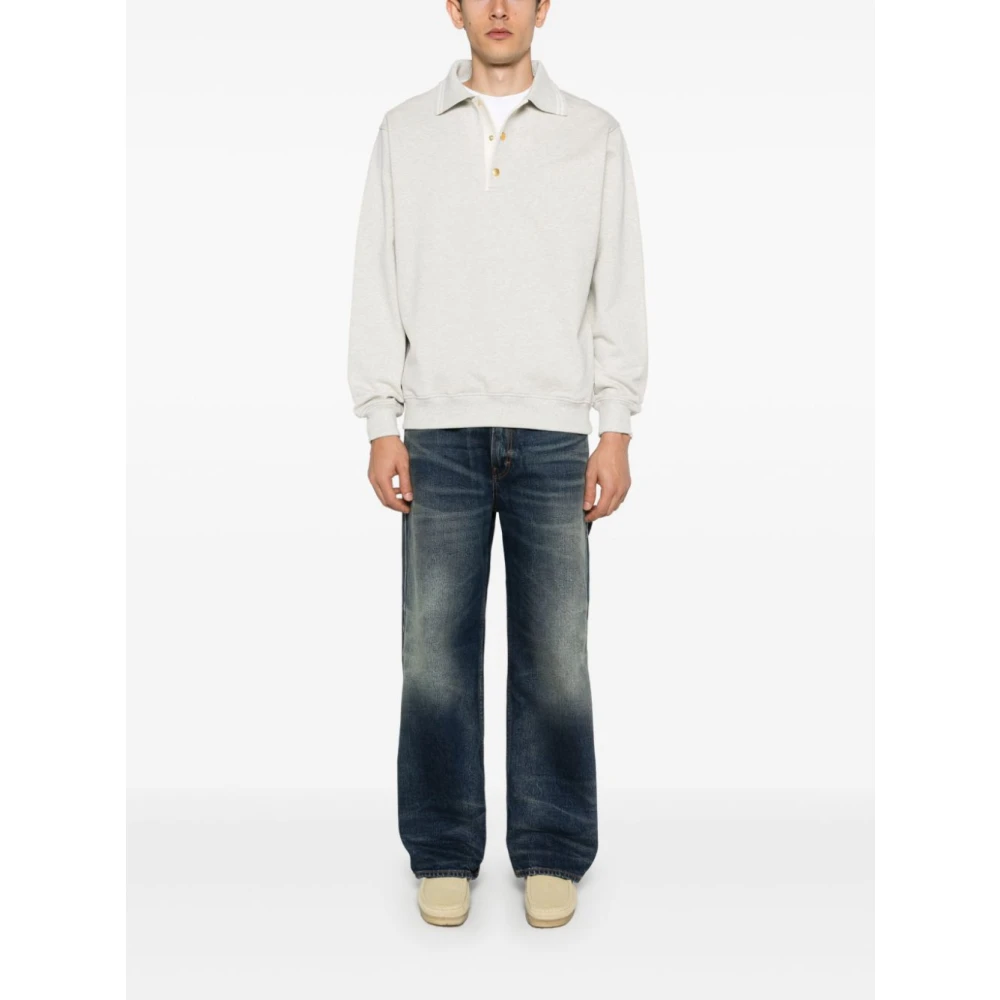 Haikure Vintage Blauwe Wijde Jeans Blue Heren