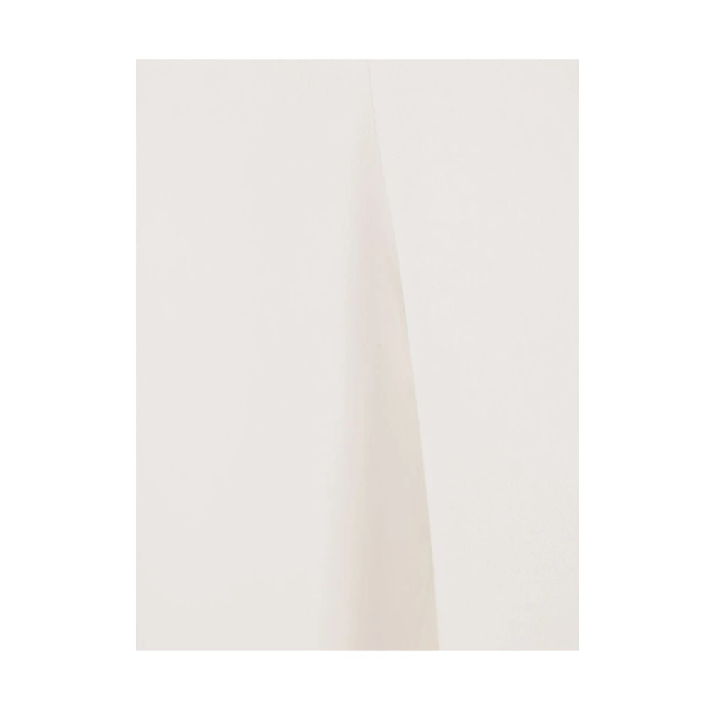 Ermanno Scervino Witte Zijzakbroek Persvouw White Dames