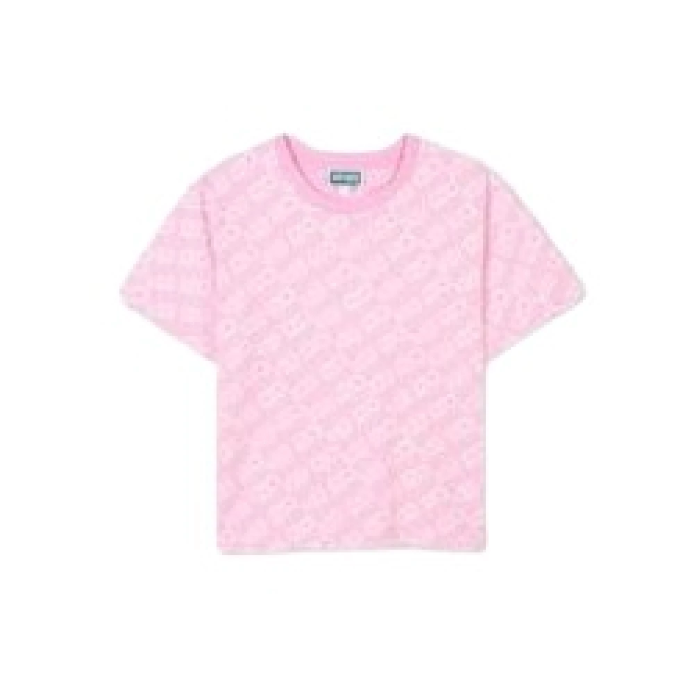 Kenzo Rosa Kortärmad T-shirt Pink, Unisex