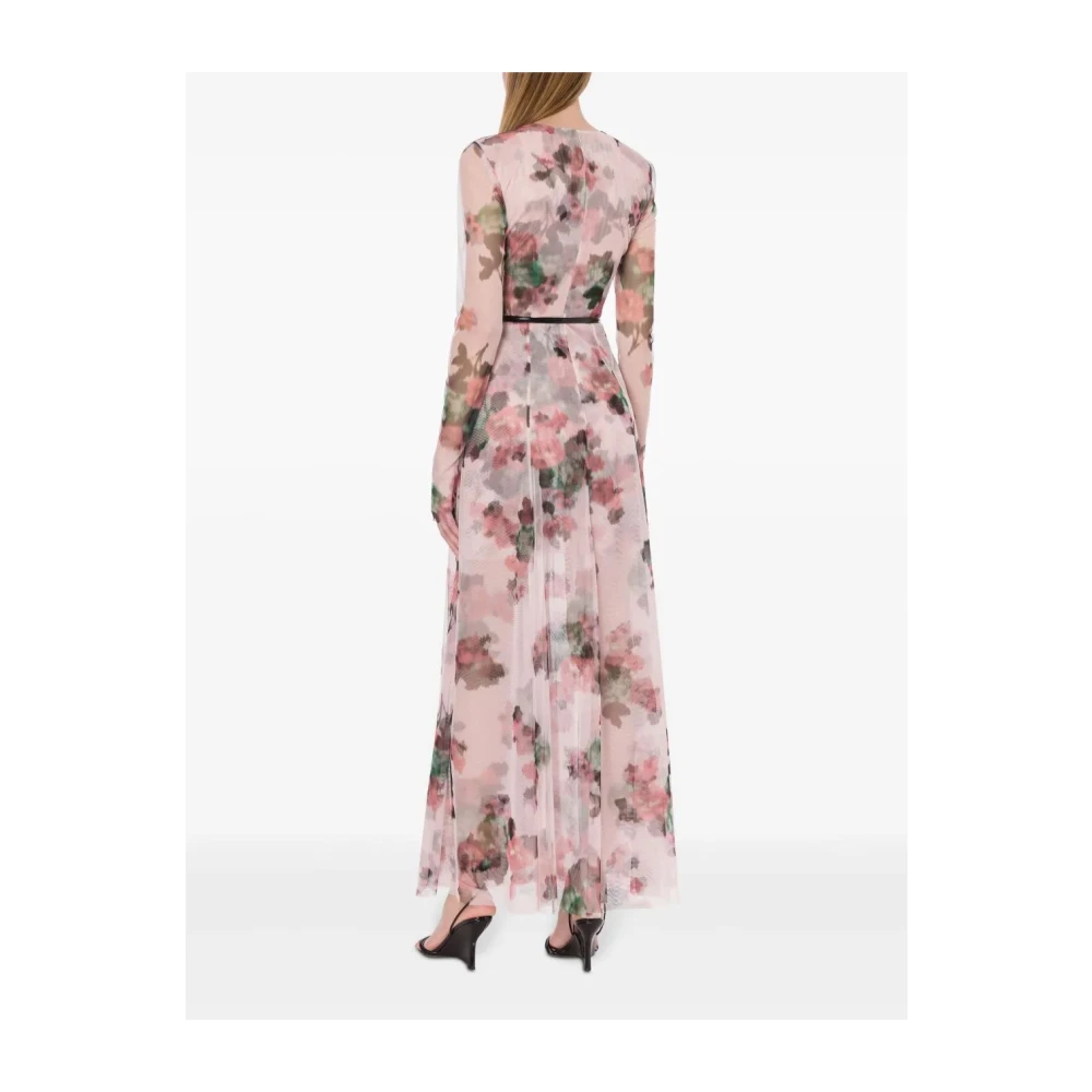 Philosophy di Lorenzo Serafini Elegante Zwarte Cocktailjurk Multicolor Dames