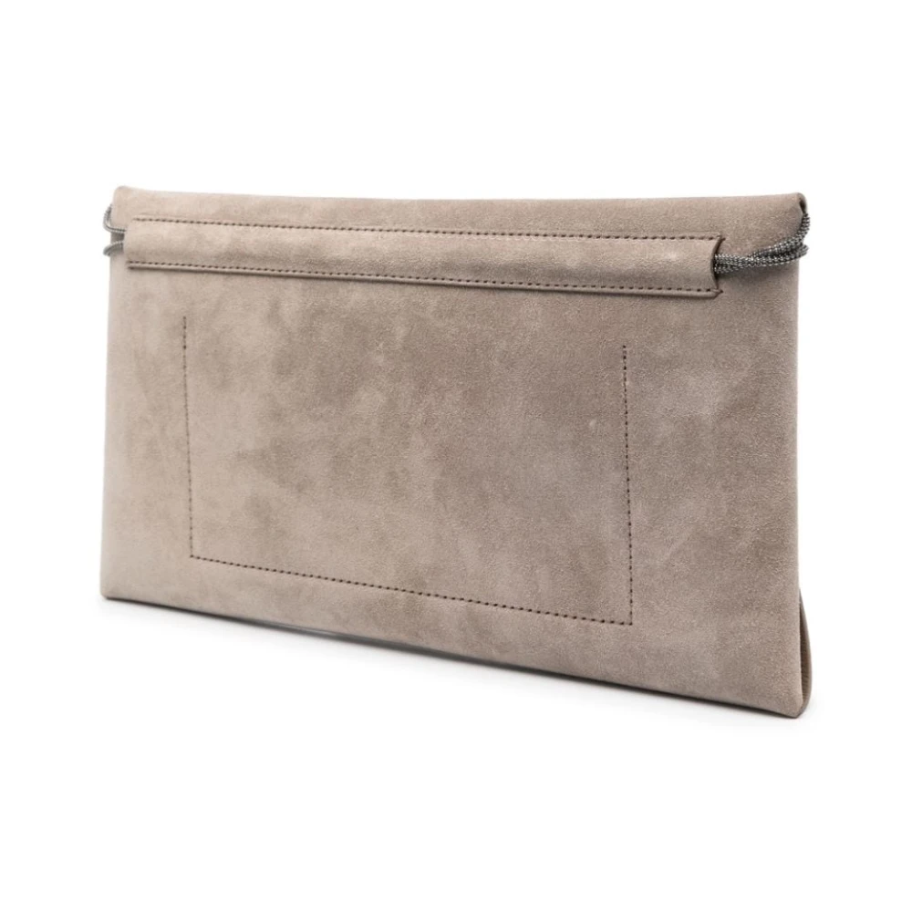 BRUNELLO CUCINELLI Schoudertas Beige Dames