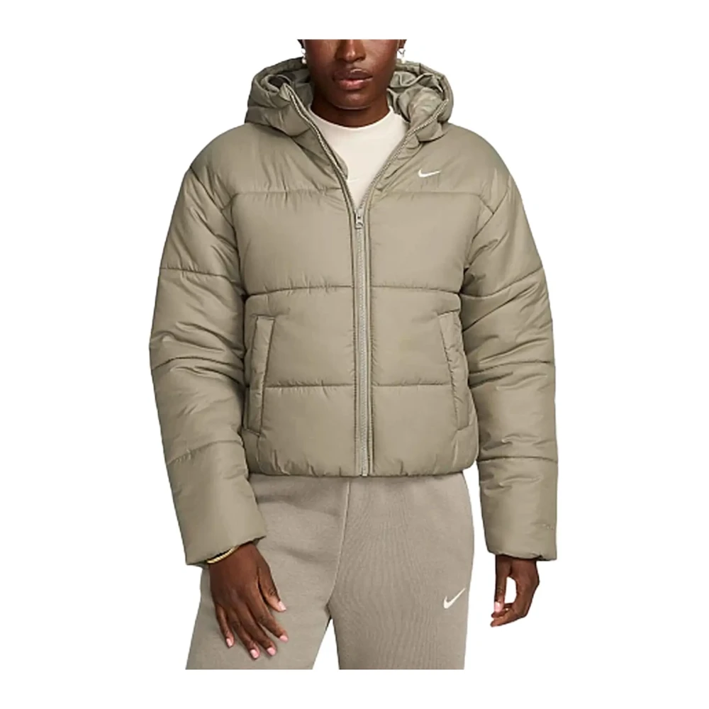 Nike Women's Beige Classic Puffer - Outdoor - S - Sport