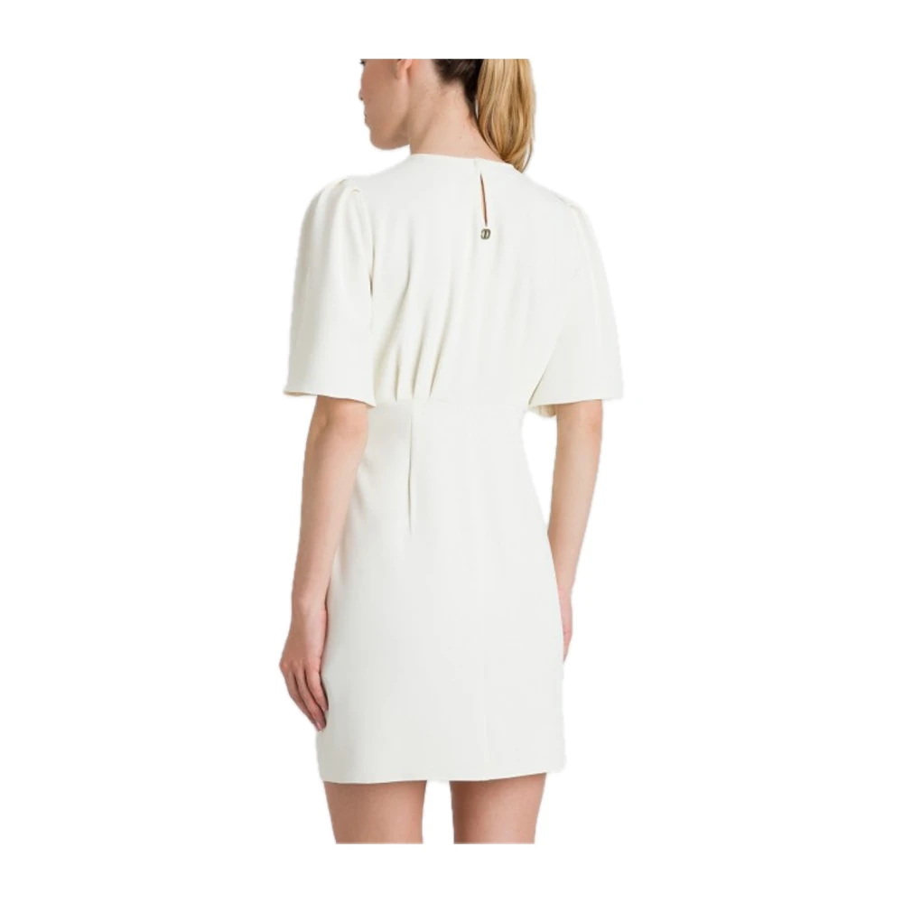 Twinset Polyester jurk en jumpsuit White Dames