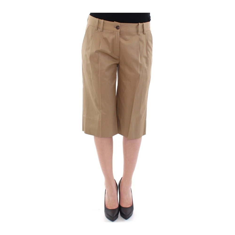 Dolce & Gabbana Cropped Trousers Brown Dames