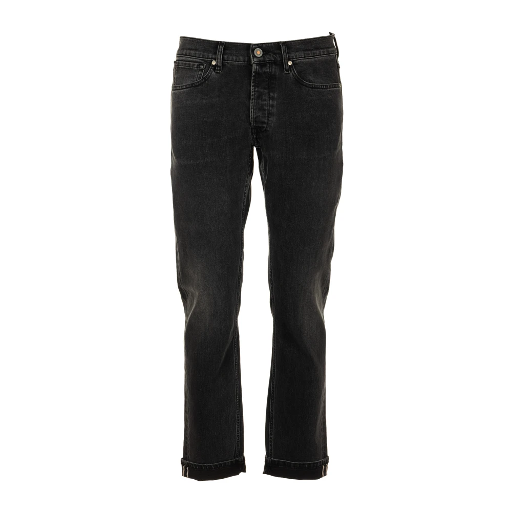 Tela Genova Zwarte Broek met 5 Zakken Black Heren