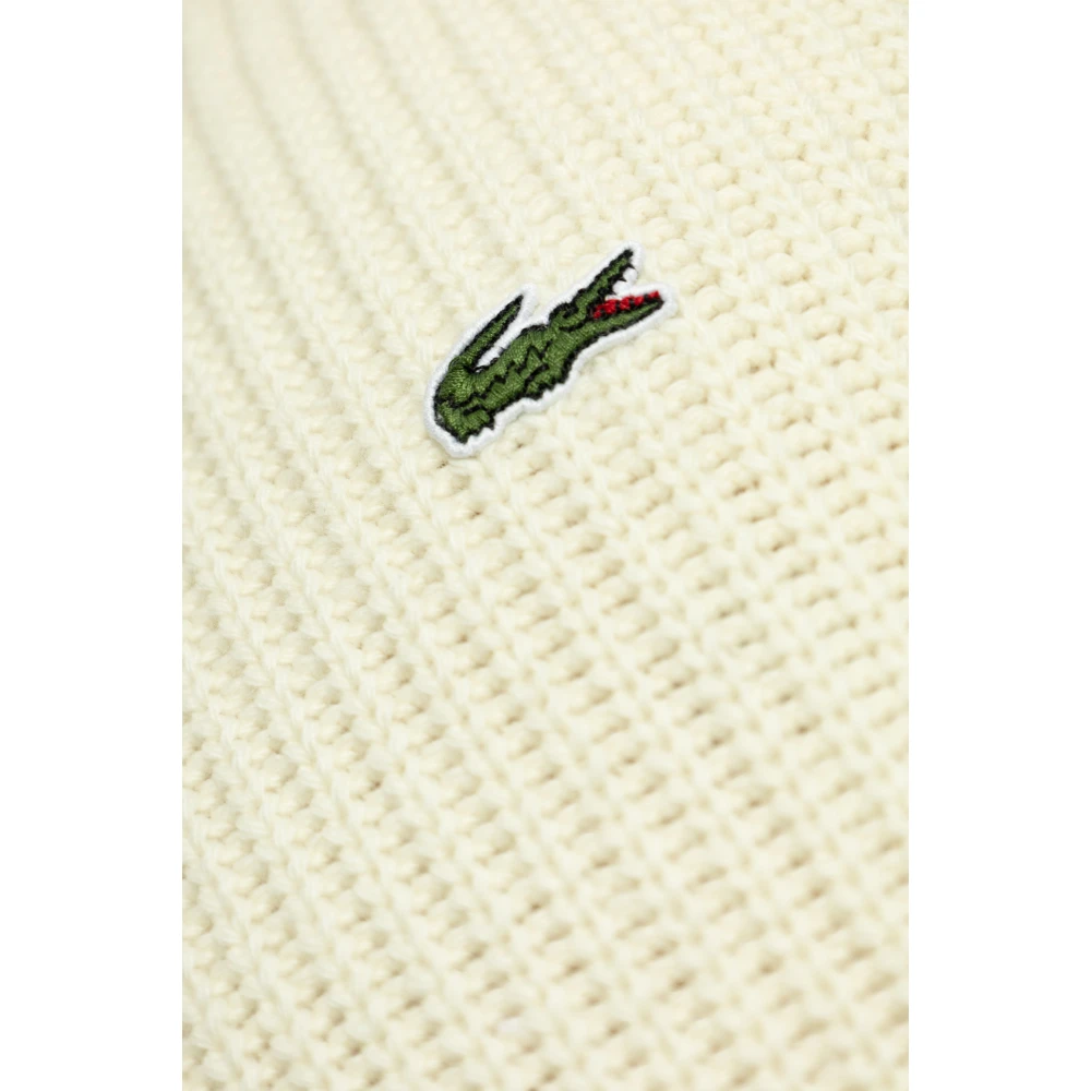 Lacoste Wol trui Beige Heren