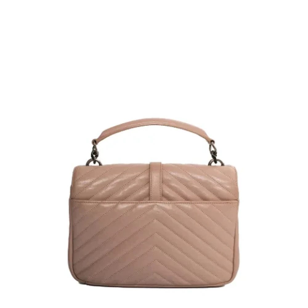 Yves Saint Laurent Vintage Pre-owned Leather handbags Pink Dames