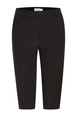 Svarta Slim-Leg Capri Byxor
