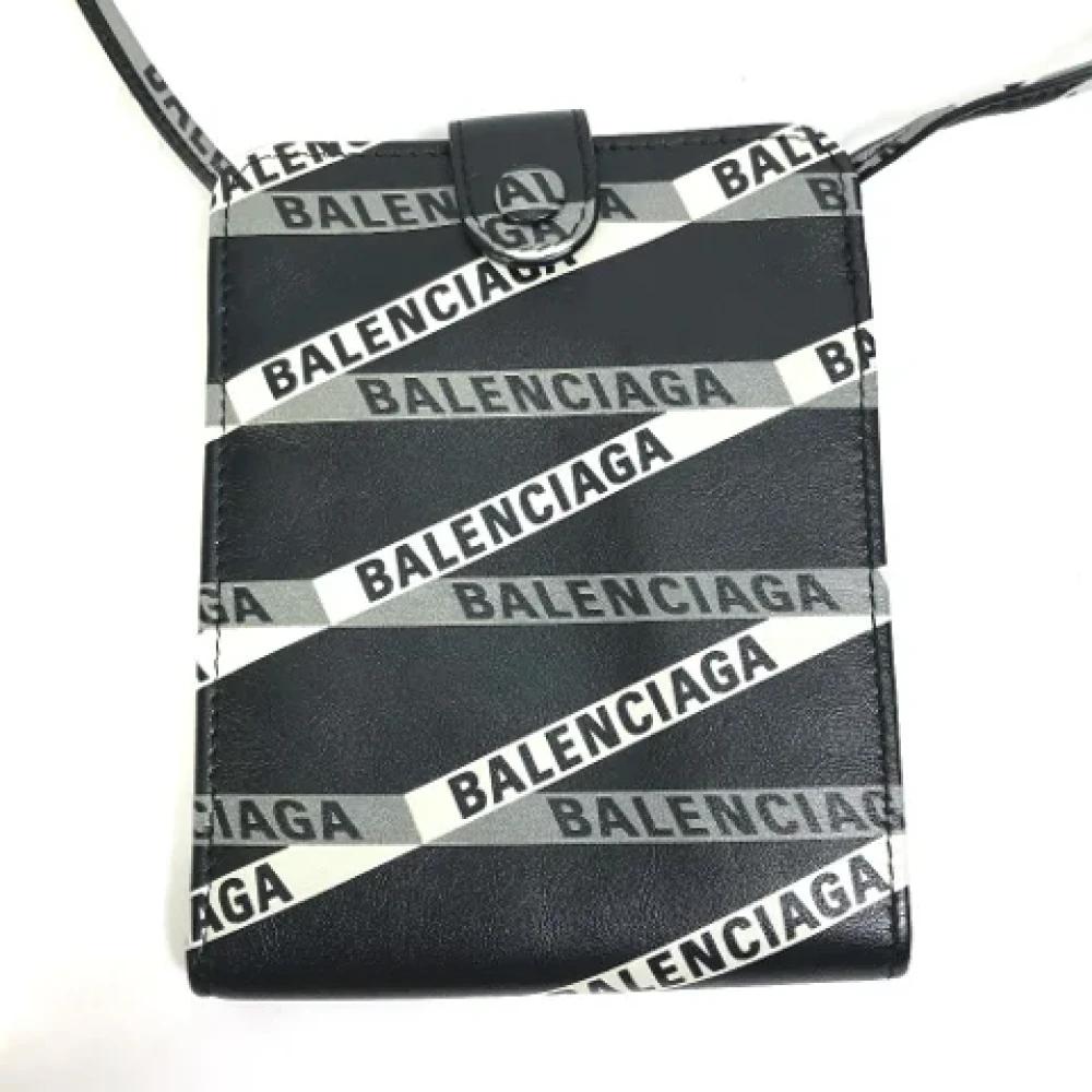 Balenciaga Vintage Pre-owned Leather balenciaga-bags Black Heren
