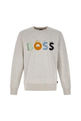 Crew Neck Sweatshirt Palm Print