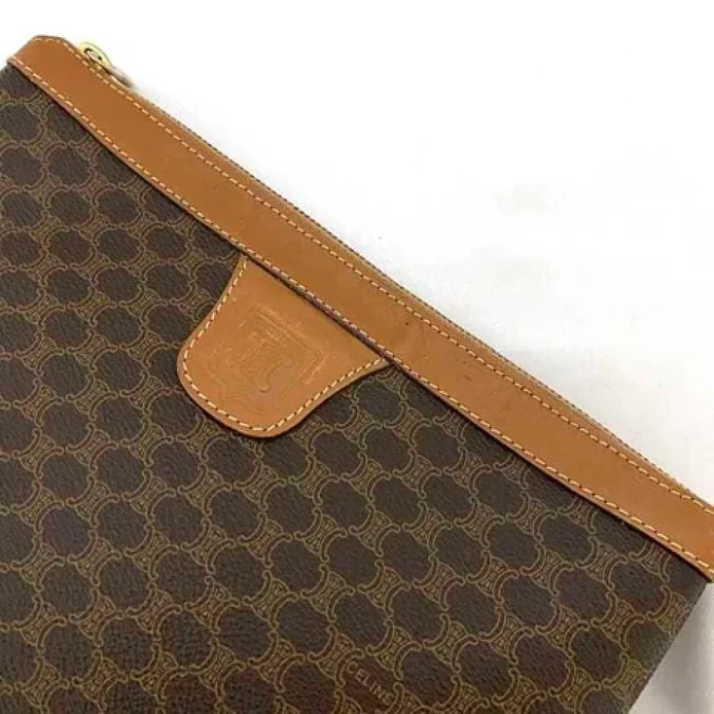 Celine Vintage Pre-owned Leather celine-bags Brown Dames