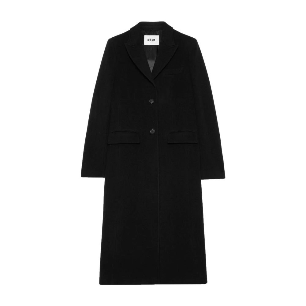 Coats > Single-Breasted Coats - - Msgm - Modalova