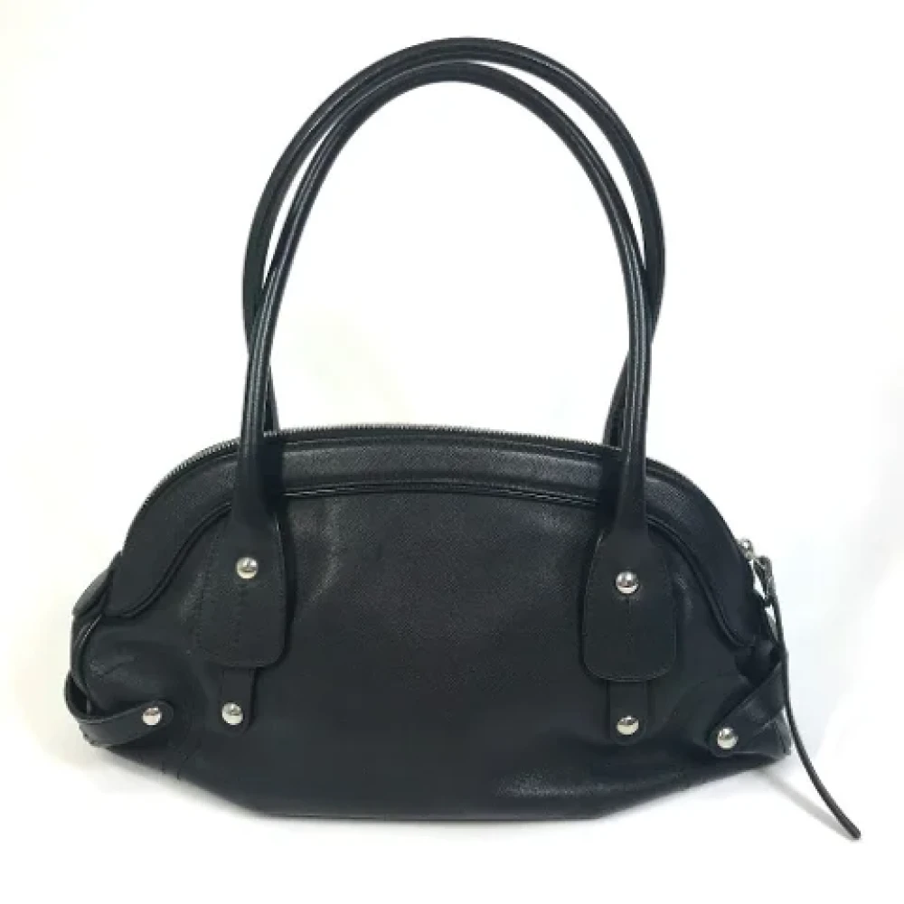 Salvatore Ferragamo Pre-owned Leather handbags Black Dames