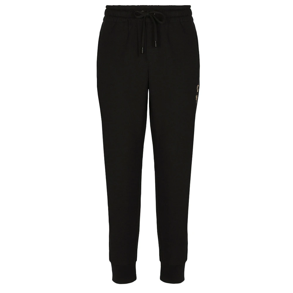 Dolce & Gabbana Men's Black Sweatpants,, Stylish Trousers For Small