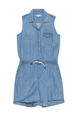 Denim-Effekt Jumpsuit