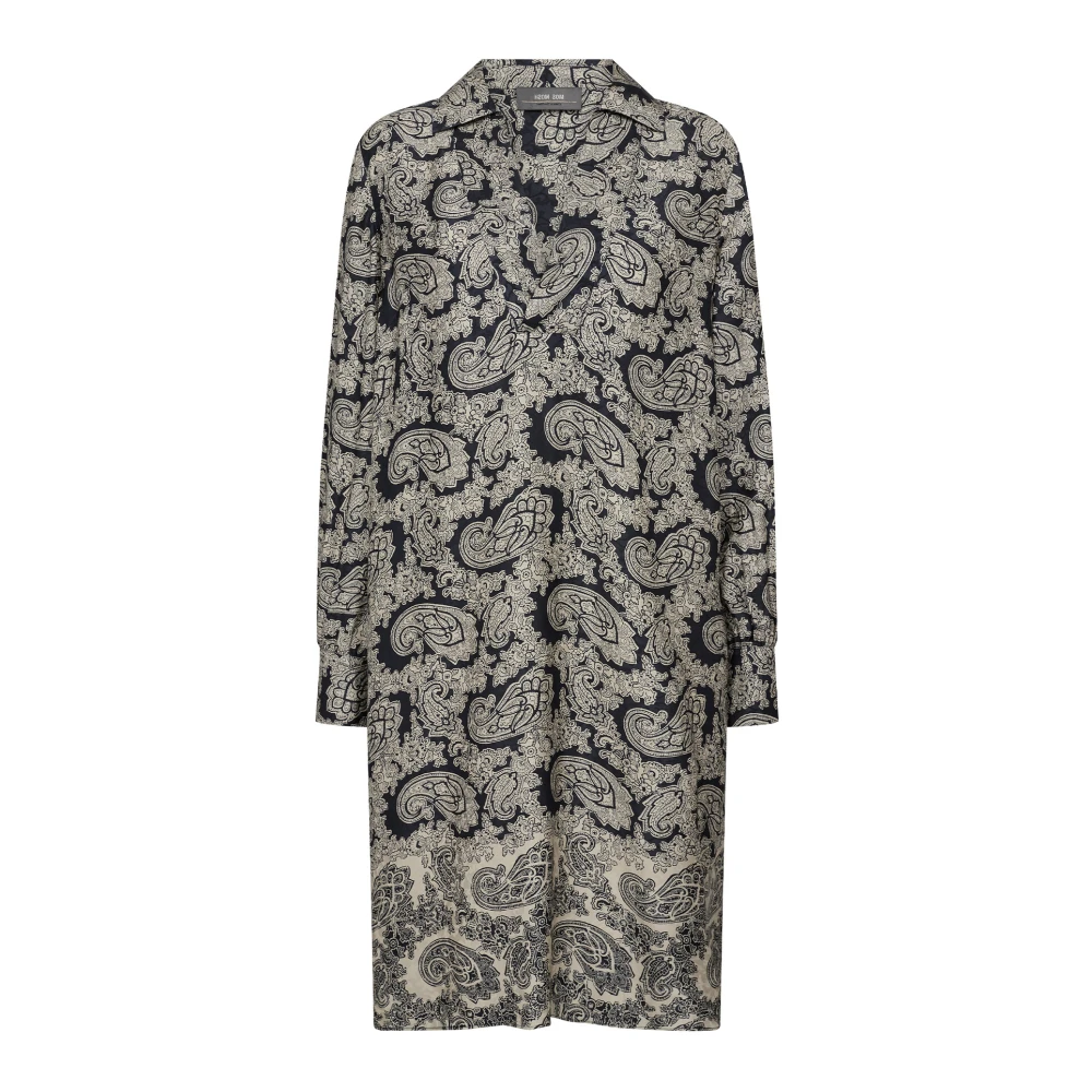 MOS MOSH Vintage Paisley Overhemdjurk Beige Dames
