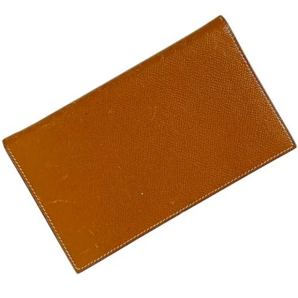 Hermès Vintage Pre-owned Leather home-office Brown Dames