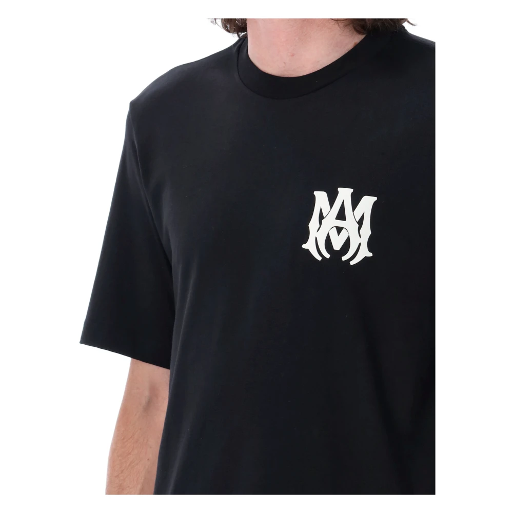 Amiri Kern Logo Zwart T-shirt Black Heren