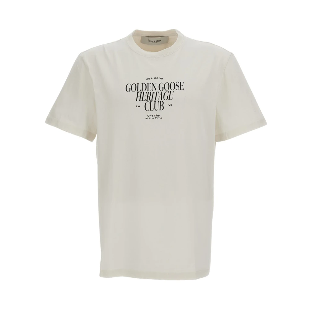 Golden Goose Uomo Bianco Top, L, New,