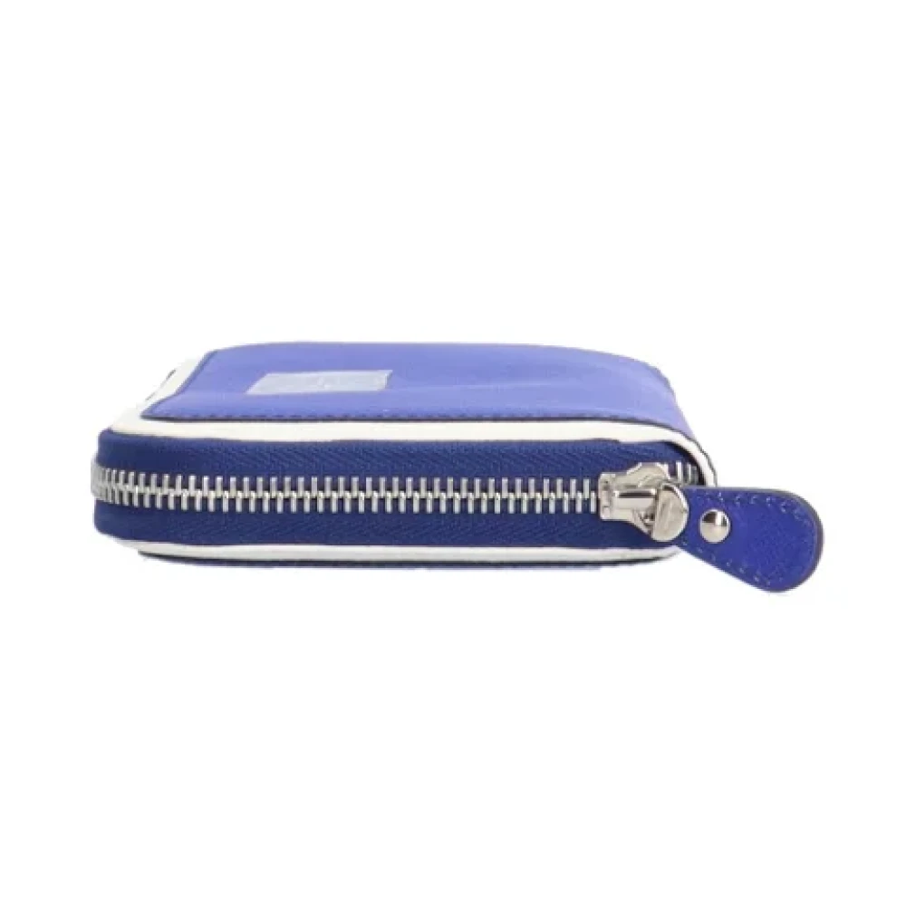 Salvatore Ferragamo Pre-owned Leather wallets Blue Dames