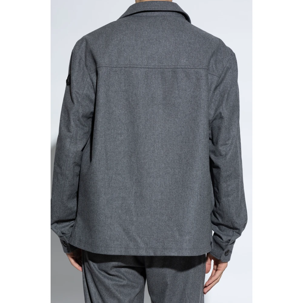 Moncler Overhemd met zakken Gray Heren