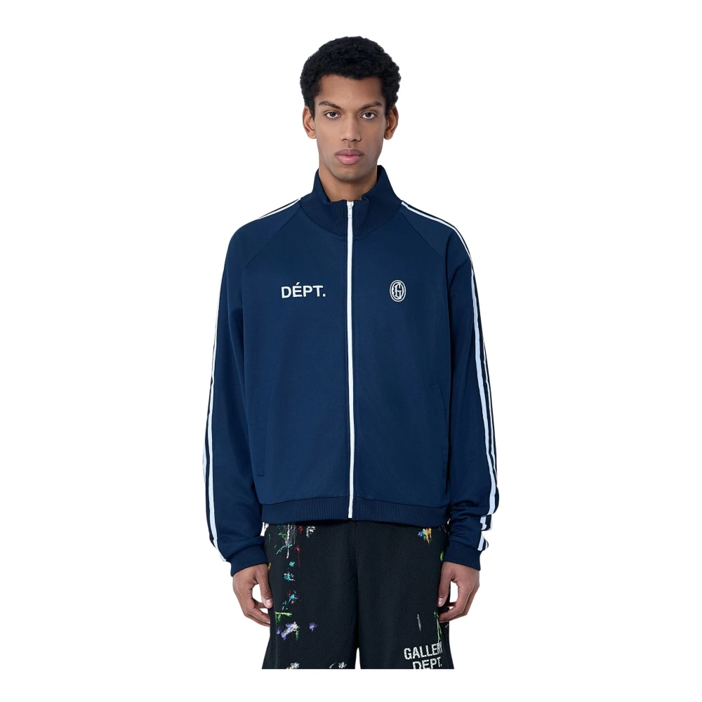 Gallery Dept., Fitness , Heren, Blauw, S, Katoen, Track Jacket met ritssluiting
