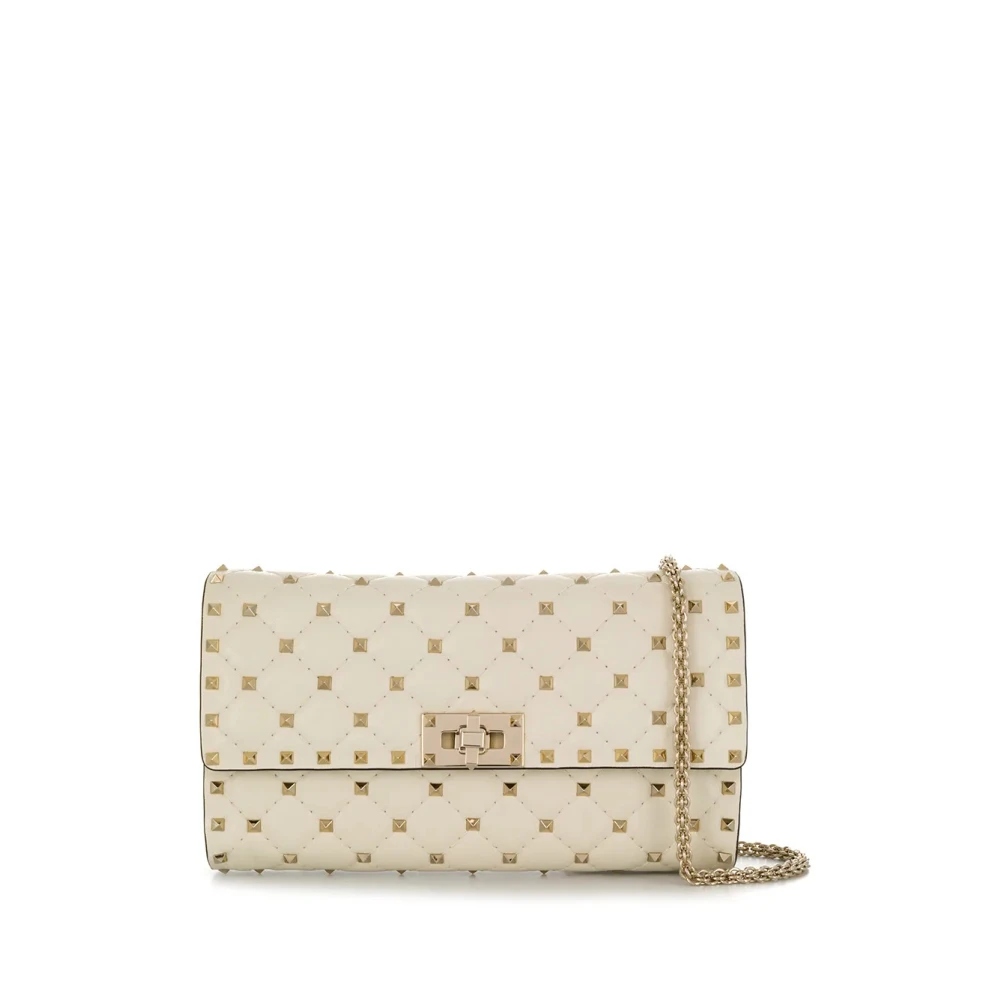 Valentino Garavani Women's White Rockstud Spike Small Leather Crossbody Bag - Mytheresa - Image 3
