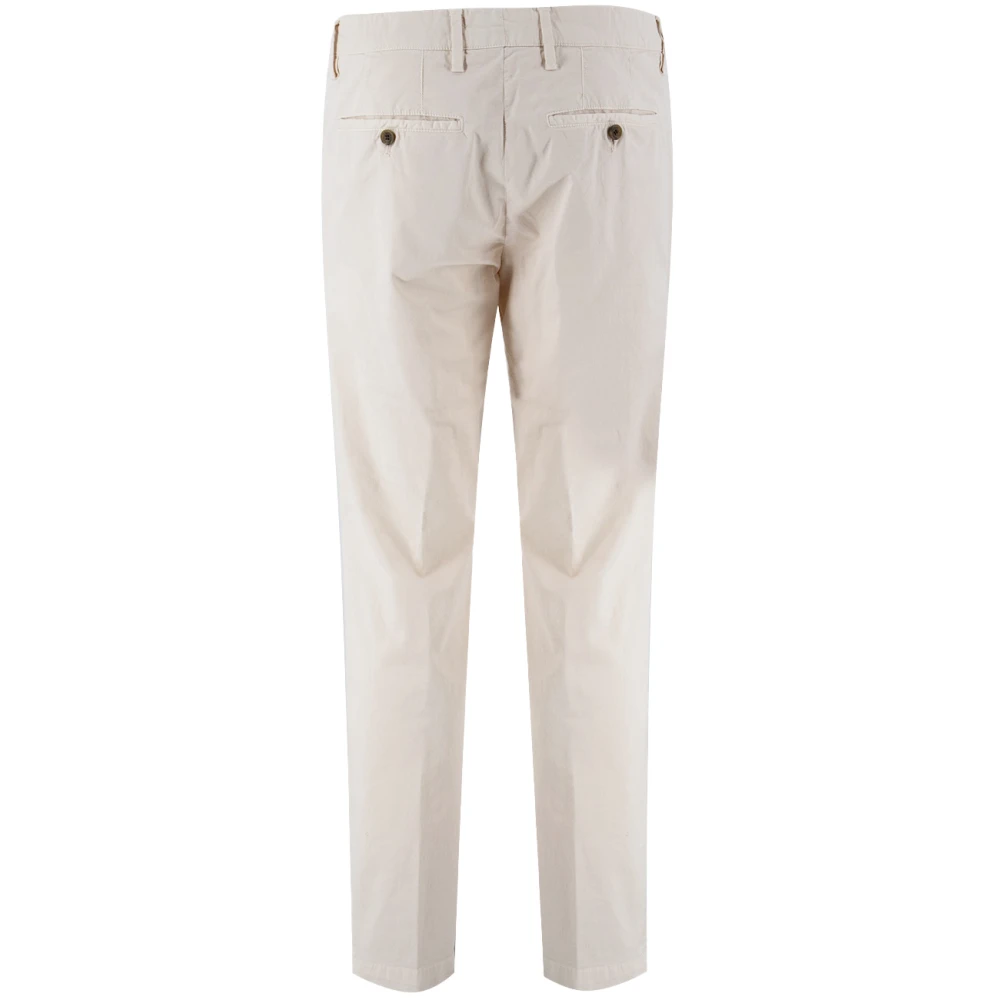 Myths Slim Fit Klassieke Broek White Heren