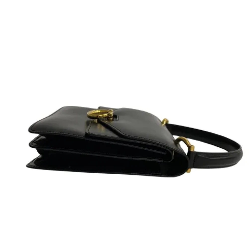 Celine Vintage Pre-owned Leather celine-bags Black Dames