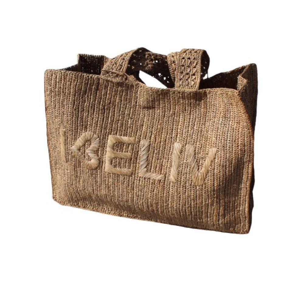 Ibeliv Fitia Geborduurde Tote Tas Beige Dames