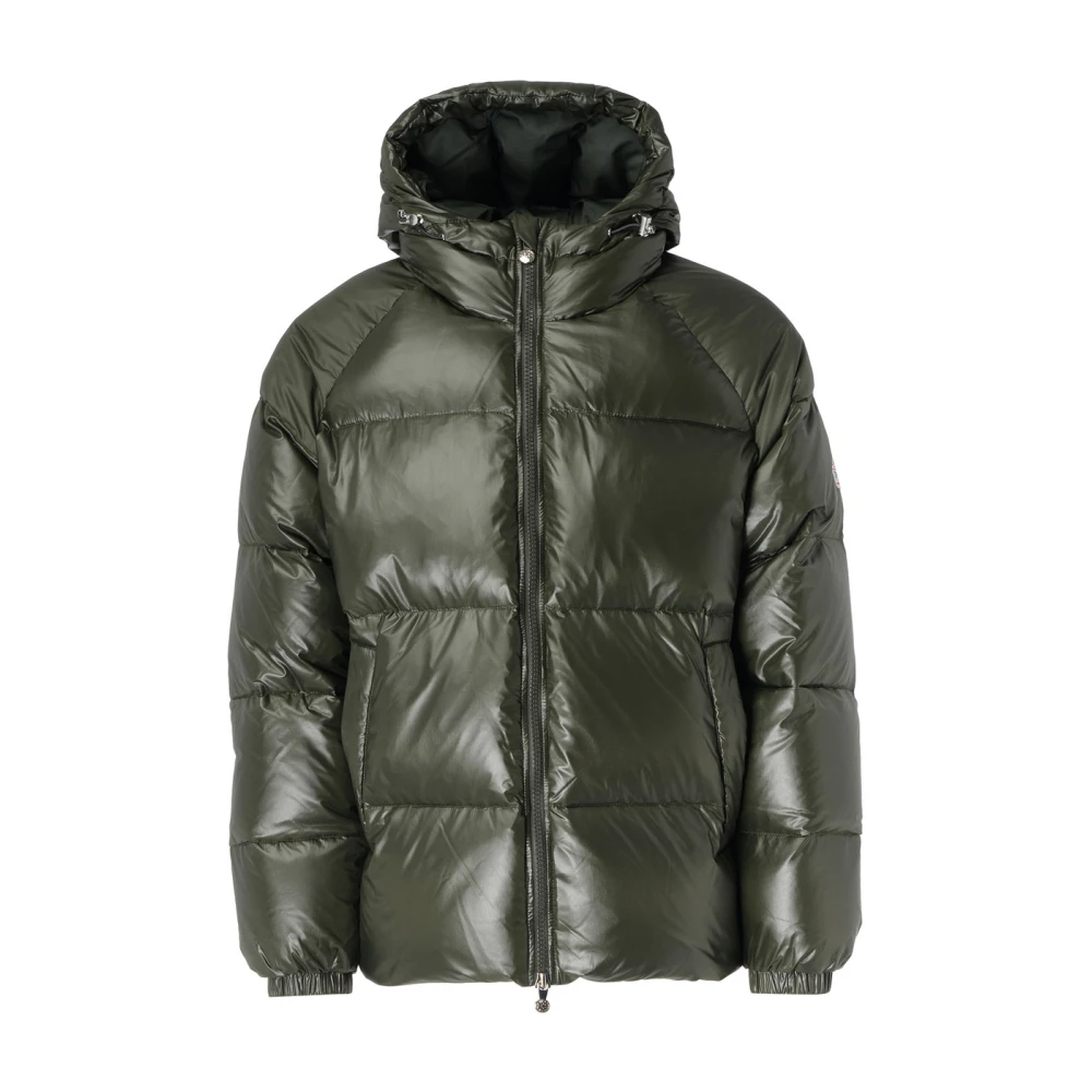 Pyrenex Glanzend Diep Khaki Stijlvolle Jas Green Heren