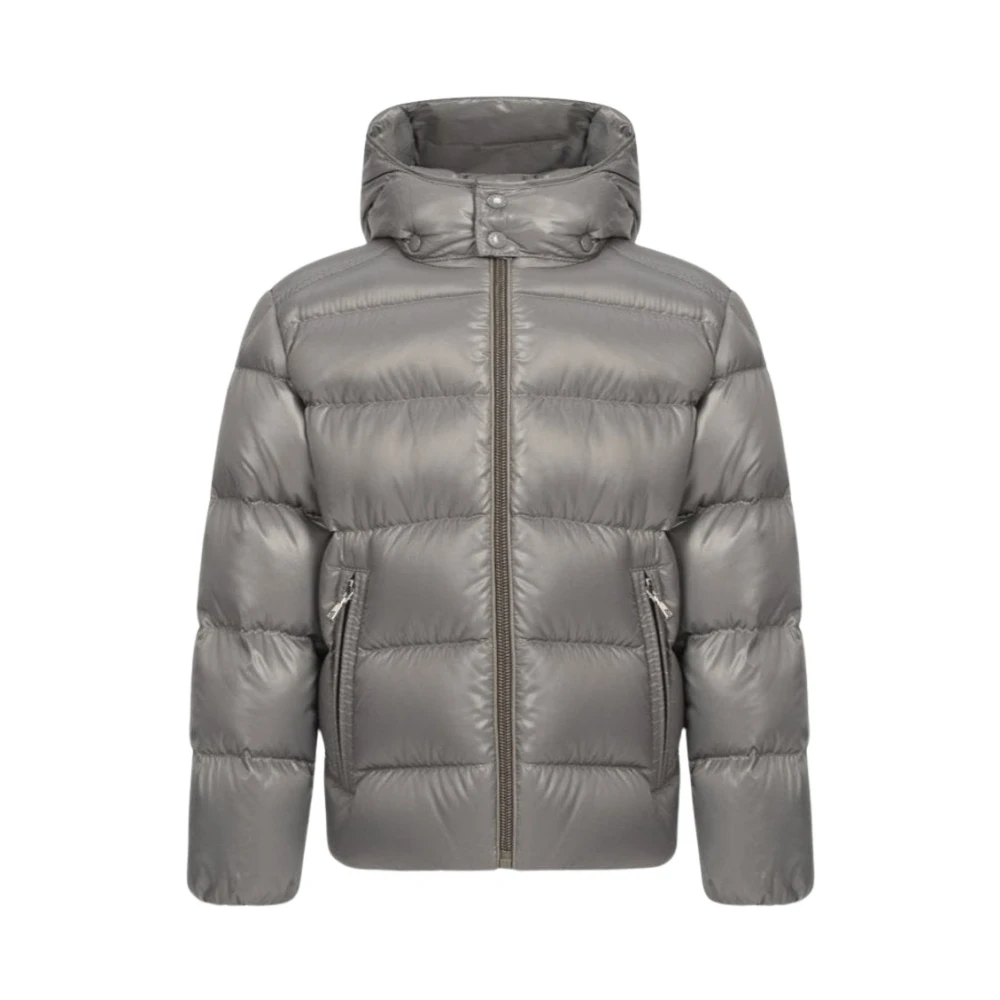 Moncler Maya Jacket - Unisex - Winter Jackets - Gray - 18 M - Kids