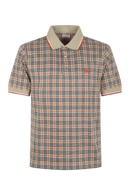 Pelham Check Knit Polo Shirt