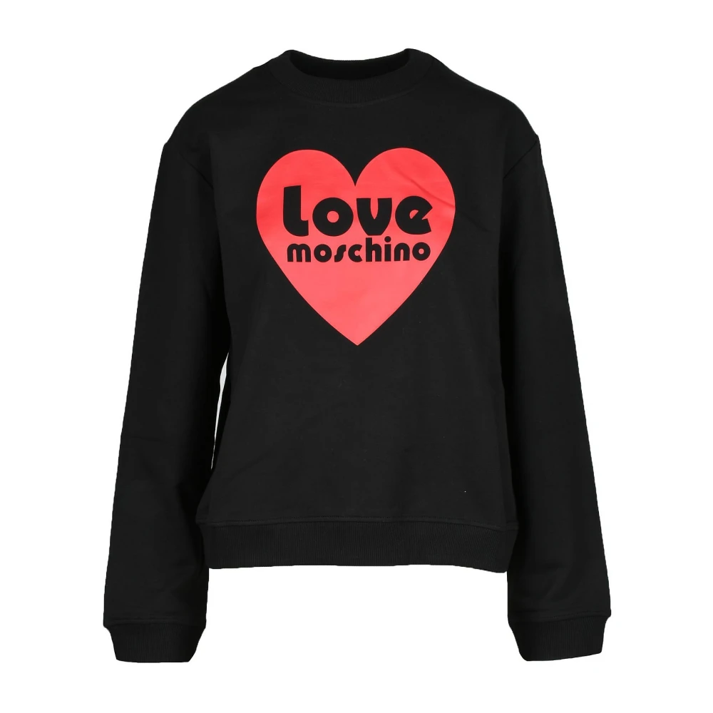 Love Moschino Sweatshirts Black Dames