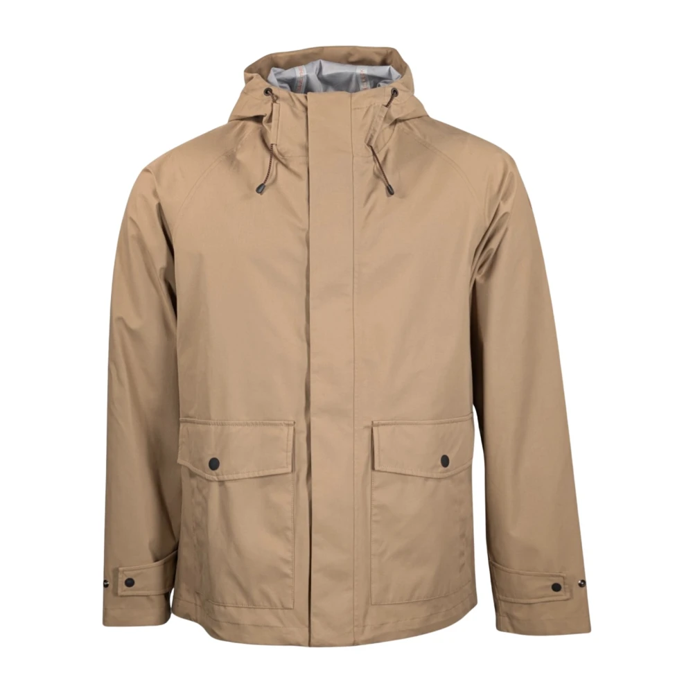 Save The Duck Men's Beige Rain Proof Jacket