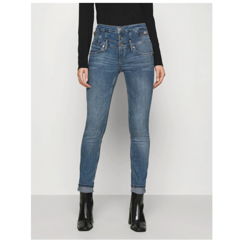 Liu Jo Rampy High Waist Skinny Jeans Blue Dames